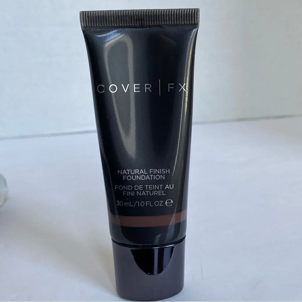 COVER FX Natural Finish Foundation P120 DEEP Full Size 30ml/1oz New Boxed